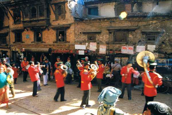 Colourful band Kathmandu